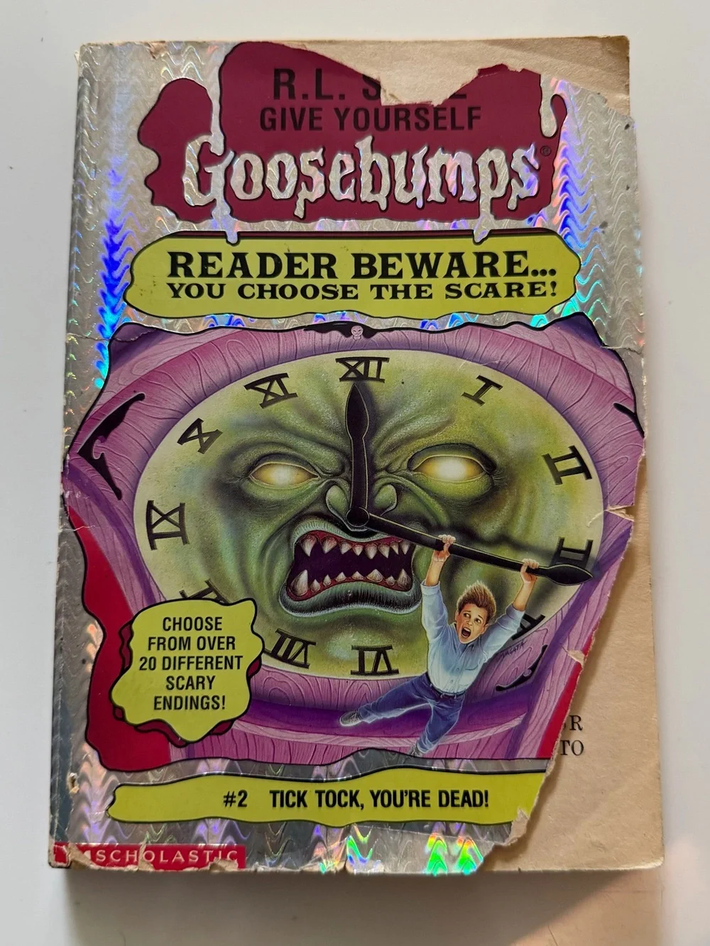 R.L. Stine Goosebumps Vintage Book Lot of 4 Scholastic Horror